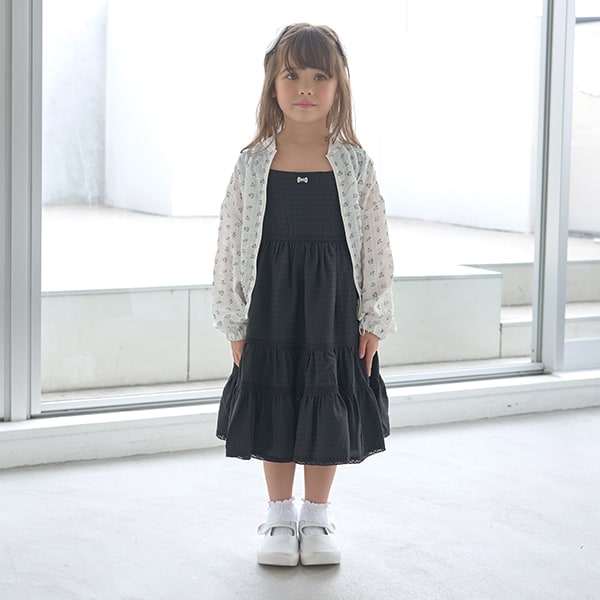 Japanese children's clothing Ly# mine thin edge refreshing cool jacket 100-150cm girls spring and summer outerwear