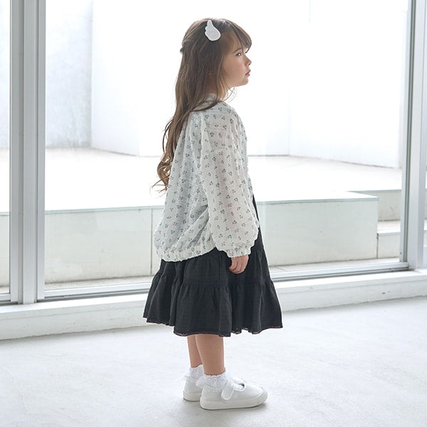 Japanese children's clothing Ly# mine thin edge refreshing cool jacket 100-150cm girls spring and summer outerwear
