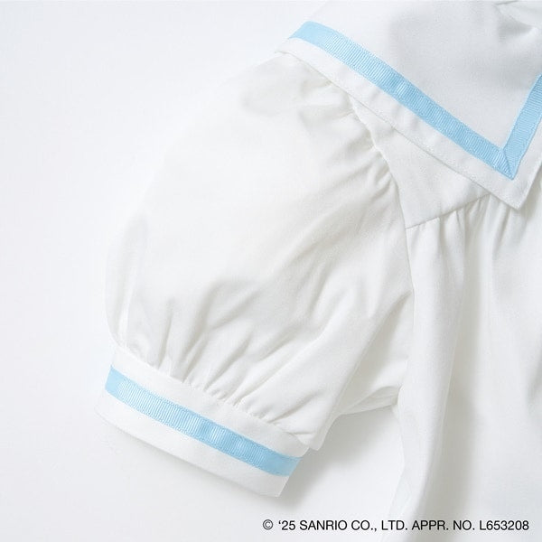 Japanese children's clothing Ly# mine x Sanrio preppy dress 100-140cm girls spring and summer dresses