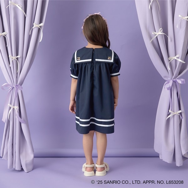 Japanese children's clothing Ly# mine x Sanrio preppy dress 100-140cm girls spring and summer dresses