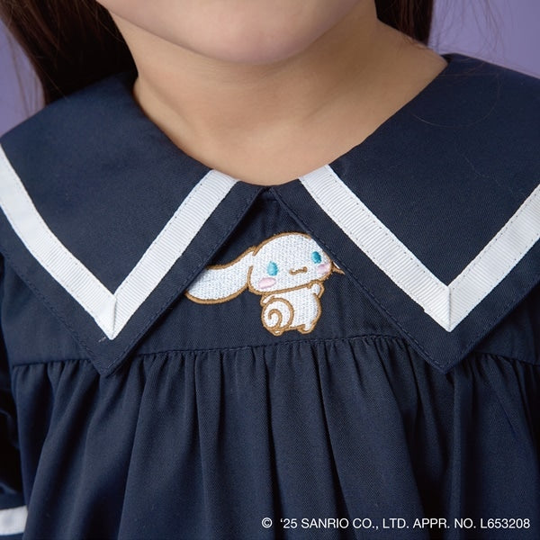 Japanese children's clothing Ly# mine x Sanrio preppy dress 100-140cm girls spring and summer dresses