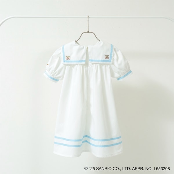 Japanese children's clothing Ly# mine x Sanrio preppy dress 100-140cm girls spring and summer dresses