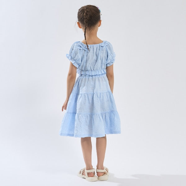 Japanese children's clothing Ly# mine 2Way front and back two-piece top and skirt set 100-150cm girls spring and summer TOPS SKIRTS