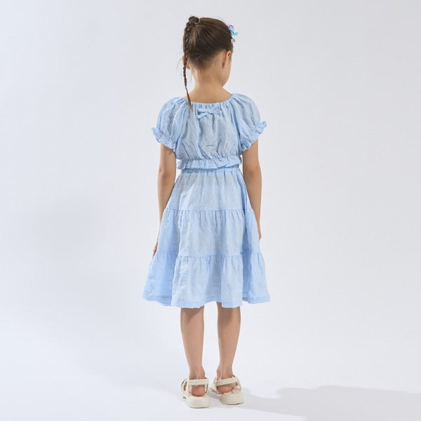 Japanese children's clothing Ly# mine 2Way front and back two-piece top and skirt set 100-150cm girls spring and summer TOPS SKIRTS