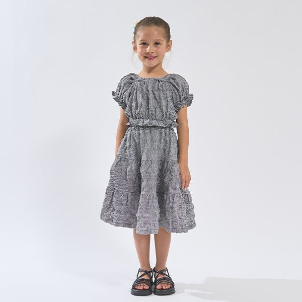 Japanese children's clothing Ly# mine 2Way front and back two-piece top and skirt set 100-150cm girls spring and summer TOPS SKIRTS