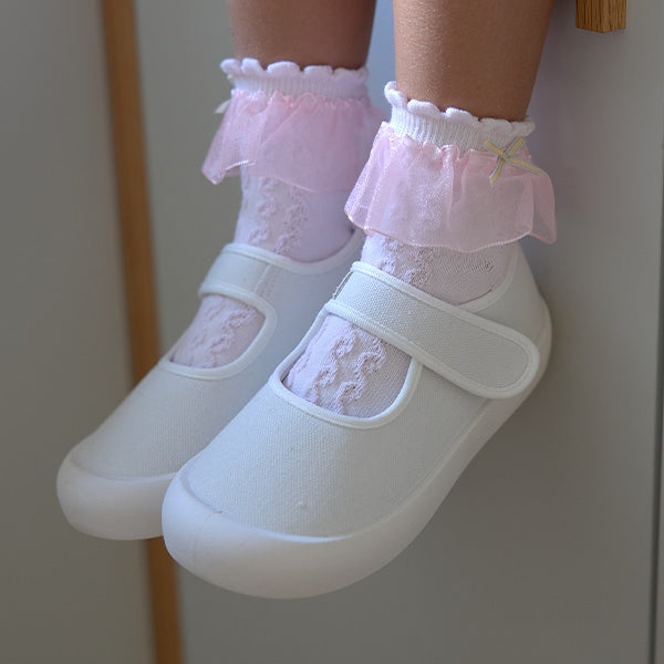 Lycee mine socks (1 pair, 16-21cm) shipped directly from Japan