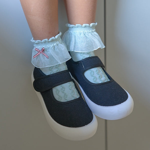 Lycee mine socks (1 pair, 16-21cm) shipped directly from Japan