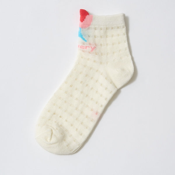 Lycee mine socks (1 pair, 16-22cm) shipped directly from Japan