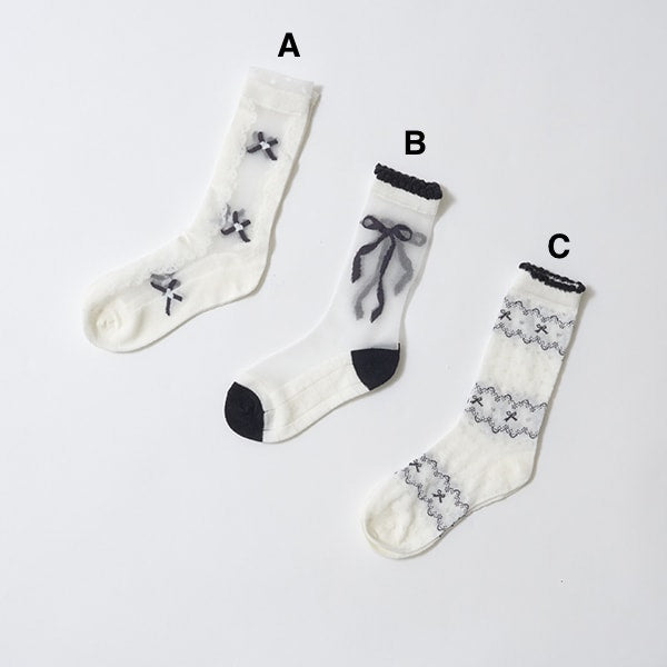 Lycee mine socks (1 pair, 17-23cm) shipped directly from Japan