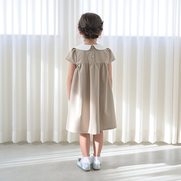 Japanese children's clothing Ly# mine bow dress 100-130cm girls spring and summer dresses for interviews/banquets/performances