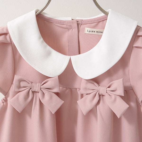 Japanese children's clothing Ly# mine bow dress 100-130cm girls spring and summer dresses for interviews/banquets/performances