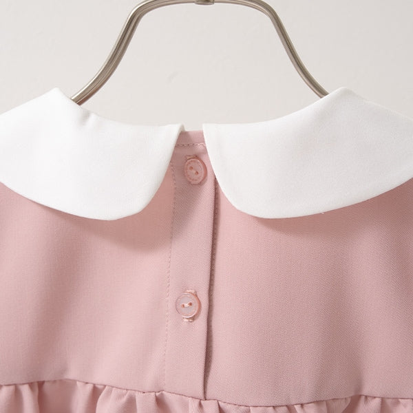 Japanese children's clothing Ly# mine bow dress 100-130cm girls spring and summer dresses for interviews/banquets/performances
