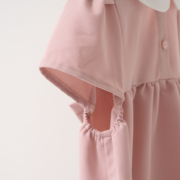 Japanese children's clothing Ly# mine bow dress 100-130cm girls spring and summer dresses for interviews/banquets/performances