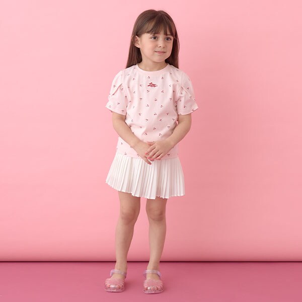 Japanese children's clothing Ly# mine pleated skirt 100-150cm girls summer SKIRTS