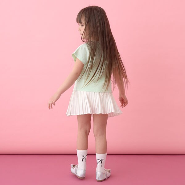 Japanese children's clothing Ly# mine pleated skirt 100-150cm girls summer SKIRTS