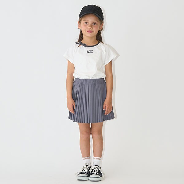 Japanese children's clothing Ly# mine pleated skirt 100-150cm girls summer SKIRTS