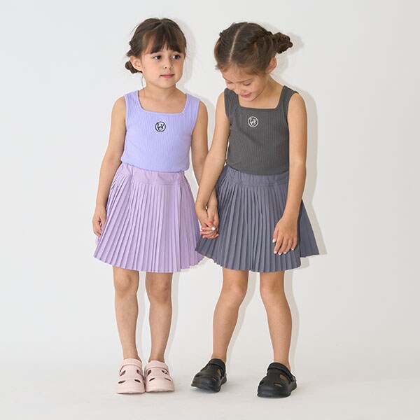 Japanese children's clothing Ly# mine pleated skirt 100-150cm girls summer SKIRTS