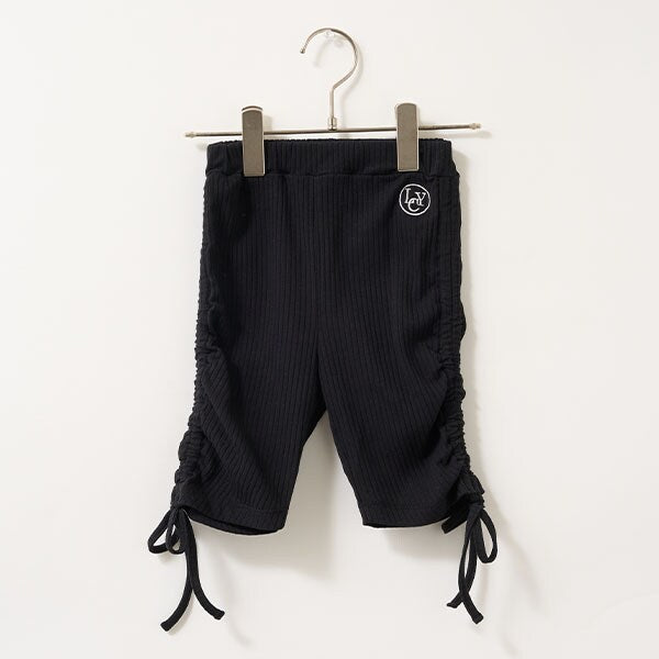 Japanese children's clothing Ly# mine wrinkled drawstring leggings 100-150cm girls summer PANTS