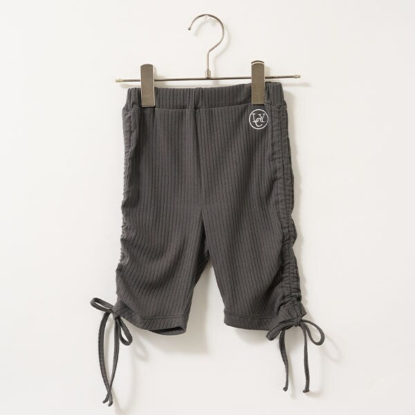 Japanese children's clothing Ly# mine wrinkled drawstring leggings 100-150cm girls summer PANTS
