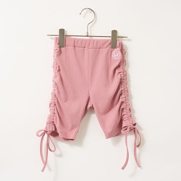 Japanese children's clothing Ly# mine wrinkled drawstring leggings 100-150cm girls summer PANTS