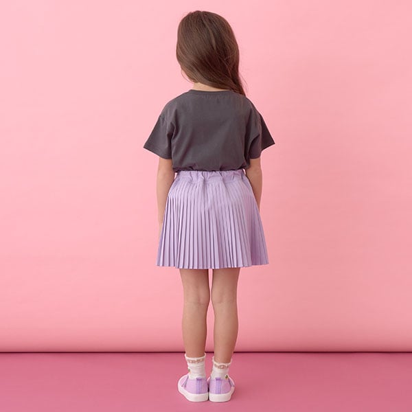 Japanese children's clothing Ly# mine printed short-sleeved top 100-150cm girls summer TOPS