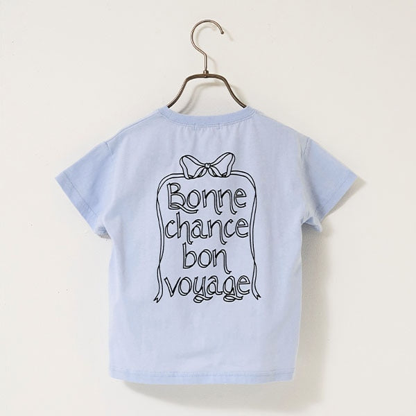 Japanese children's clothing Ly# mine printed short-sleeved top 100-150cm girls summer TOPS