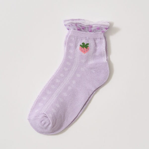 Lycee mine socks (1 pair, 16-23cm) shipped directly from Japan