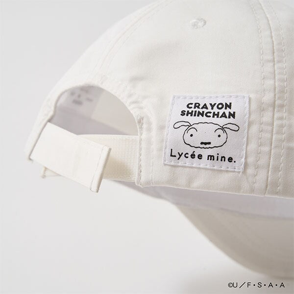 Lycee mine x Crayon Shin-chan White Cap 54cm (Direct from Japan)