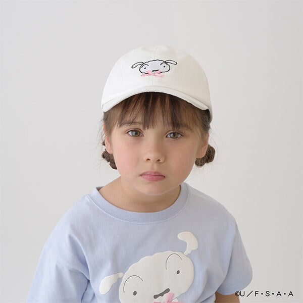Lycee mine x Crayon Shin-chan White Cap 54cm (Direct from Japan)