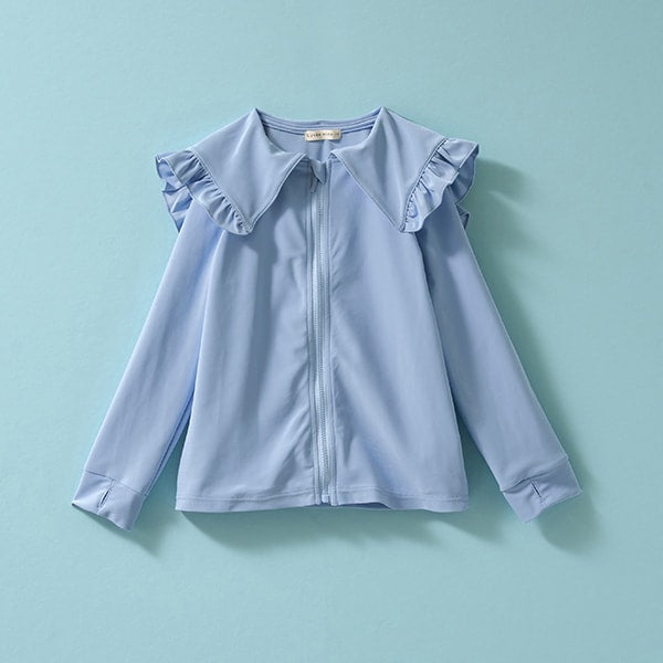 日本童裝 Ly# mine 防UV 泳衣外套 100-130cm 女童款 夏季 夏日玩水泳衣特輯【日本預售:2025年4月中旬】