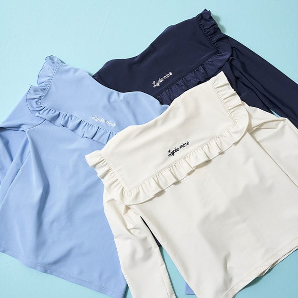 日本童裝 Ly# mine 防UV 泳衣外套 100-130cm 女童款 夏季 夏日玩水泳衣特輯【日本預售:2025年4月中旬】