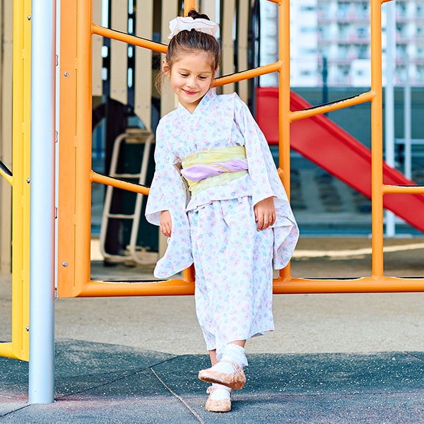 日本童裝 Ly# mine 2Way 浴衣 日本和服 100-130cm 女童款 夏季 TOPS DRESSES 日本夏祭慶典特輯 【日本預售:2025年4月中旬】