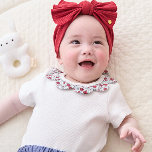 日本童裝 pe#main 碎花領連衣70-80cm 女童款 初生嬰兒 夏季 Jumpsuit