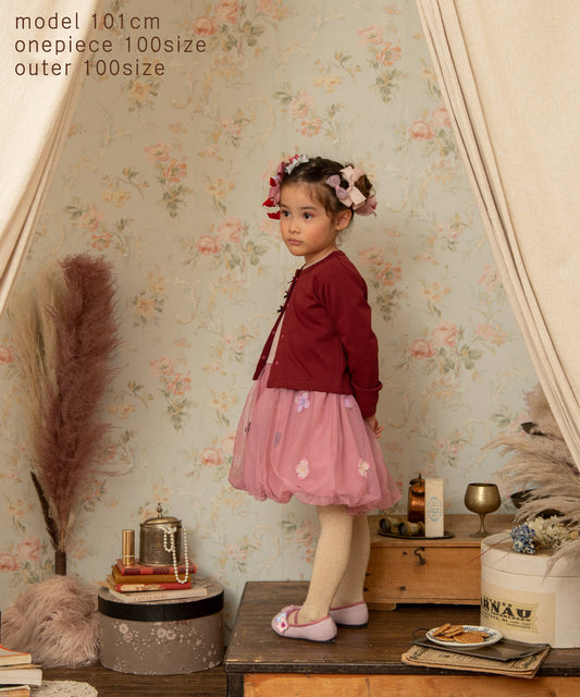 Japanese children's clothing panpantutu bow coat 80-150cm girls summer outerwear