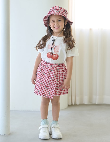 Japanese children's clothing Ly# mine waterproof series skirt pants 100-150cm girls spring and summer PANTS