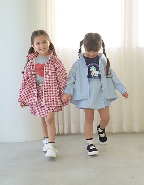 Japanese children's clothing Ly# mine waterproof series skirt pants 100-150cm girls spring and summer PANTS