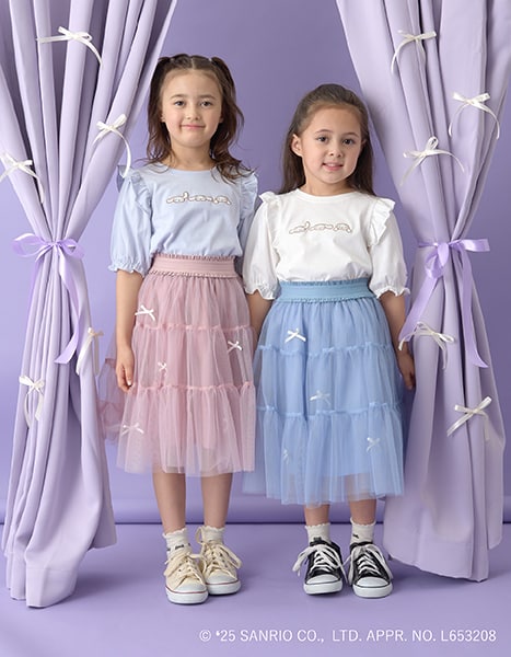 Japanese children's clothing Ly# mine tulle skirt 100-150cm girls spring and summer SKIRTS