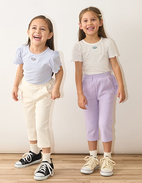 Japanese children's clothing Ly# mine skirt bottoming three-quarter pants 100-140cm girls spring and summer PANTS