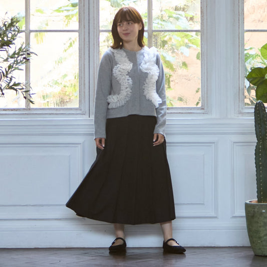 日本童裝 pe#main 百褶長裙 Free Size 親子裝 大人款 秋季 SKIRTS