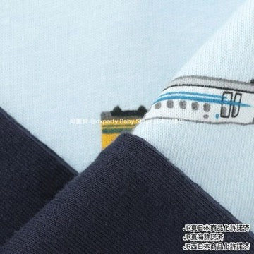 Japanese children's clothing pe#main x Shinkansen pajamas 80-130cm boys' summer railway series pajamas series