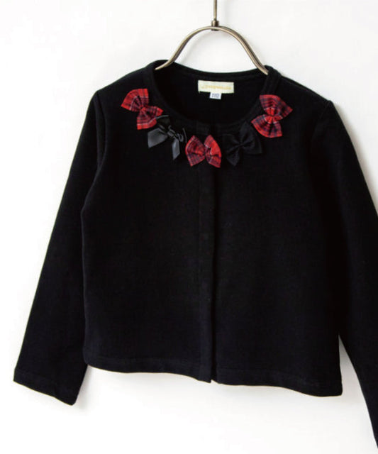 Japanese children's clothing panpantutu plaid bow coat 80-150cm girls summer OUTERWEAR