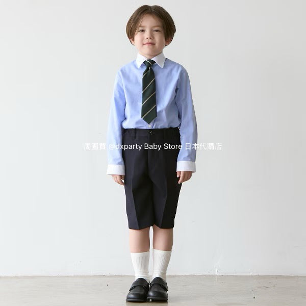 Japanese children's clothing pe#main three-piece suit 110-130cm boys' summer TOPS PANTS OUTERWEAR interview/banquet/performance