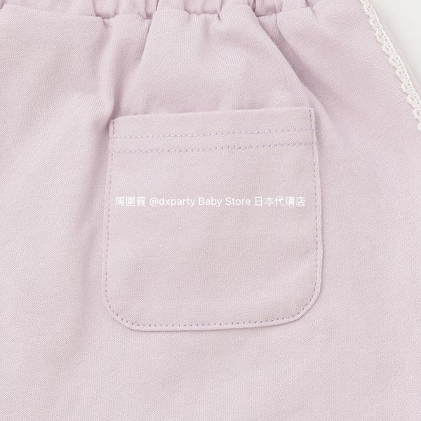 Japanese children's clothing pe#main Contact Cool Polo Two-Piece Set 80-130cm Girls Summer TOPS SKIRTS