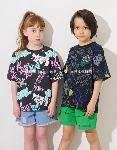 Japanese XLARGE KIDS Work Shorts 80-140cm Boys Summer PANTS
