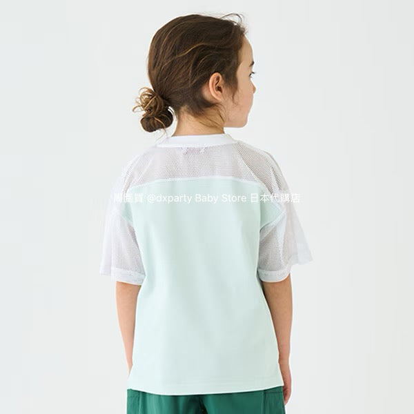 Japanese children's clothing mini#ML mesh sports top 100-140cm boys/girls summer TOPS