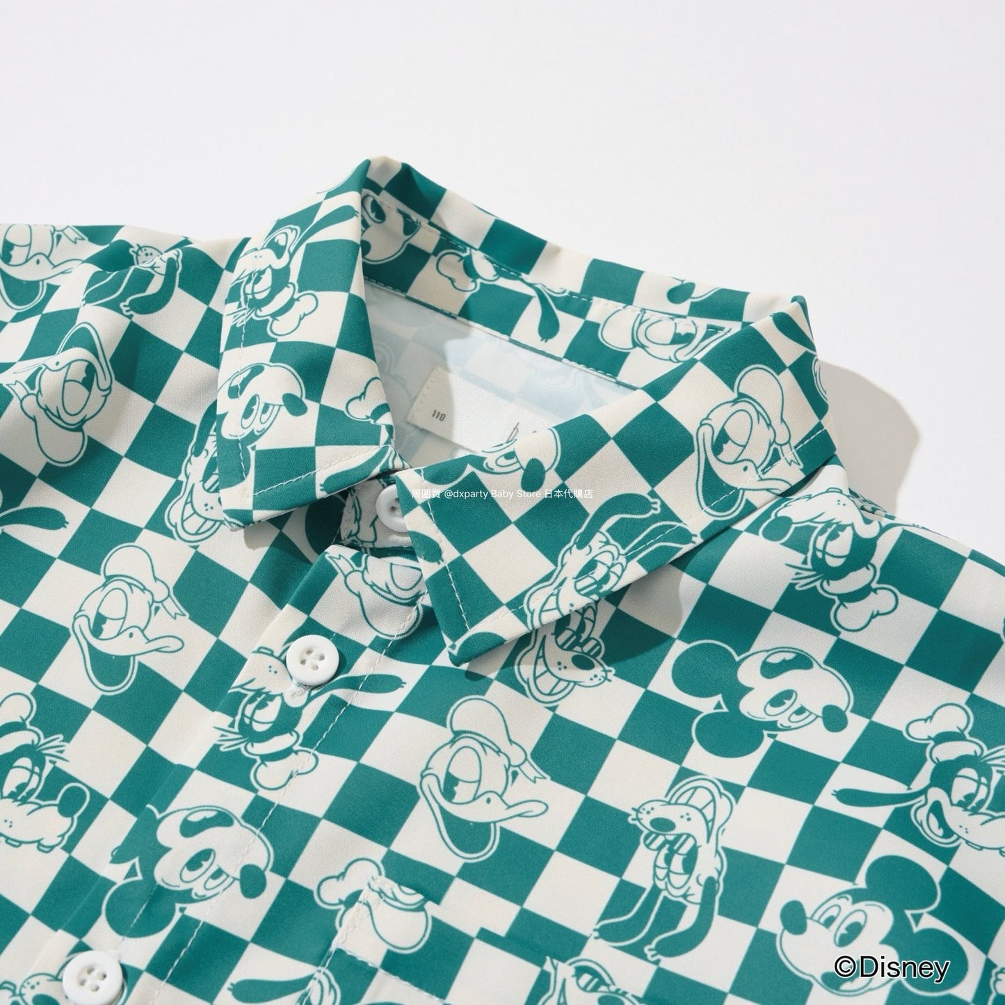 Japanese children's clothing b・R# x Diseny full-print shirt jacket 100-150cm boys'/girls' summer outerwear