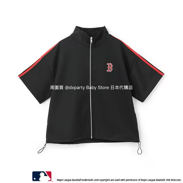 Lovetoxic x MLB Water-Absorbent Quick-Drying Short-Sleeved Jacket (140-170cm) for Girls (Summer Outerwear)