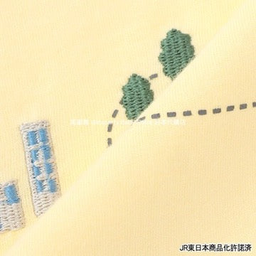 Japanese children's clothing pe#main x Shinkansen Railway Top 80-130cm Boys Summer TOPS Railway Series