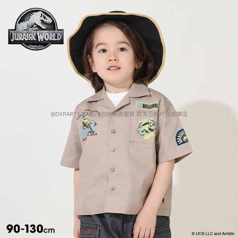 日本童裝 BDL x JURASSIC WORLD 侏羅紀公園 襯衫 90-130cm 男童款 夏季 TOPS