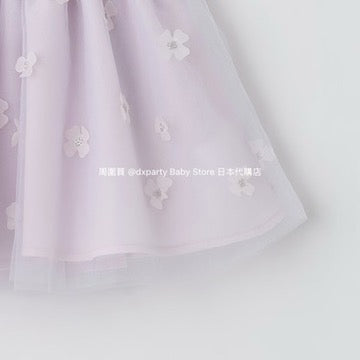 Japanese children's clothing pe#main floral tulle short skirt 80-130cm girls summer SKIRTS